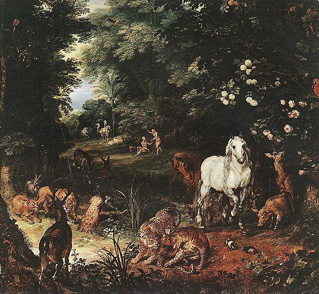 Jan Brueghel The Original Sin oil painting image